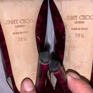 Jimmy choo purple nova patent 🐢 slingback pump